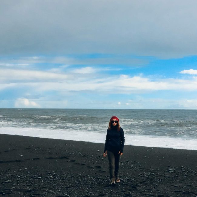Iceland Black Beach