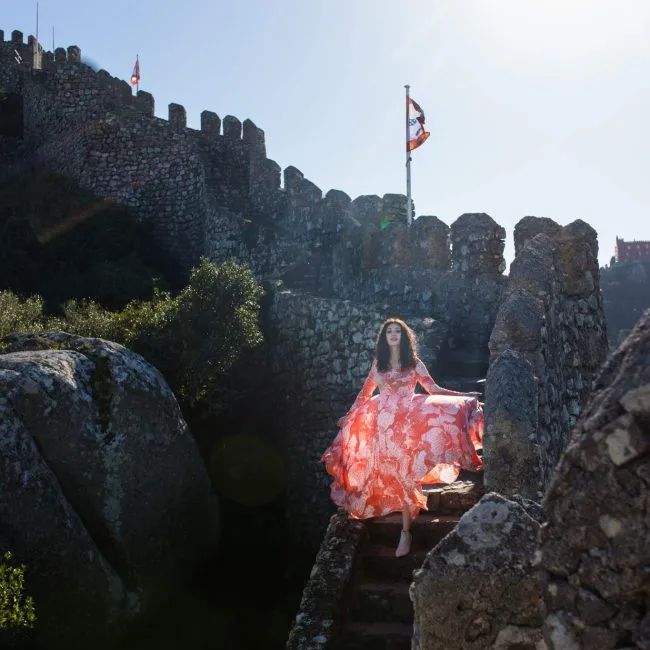 Portugal Moorish Castle or Castelo dos Mouros