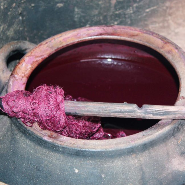 natural fabric dye techniques