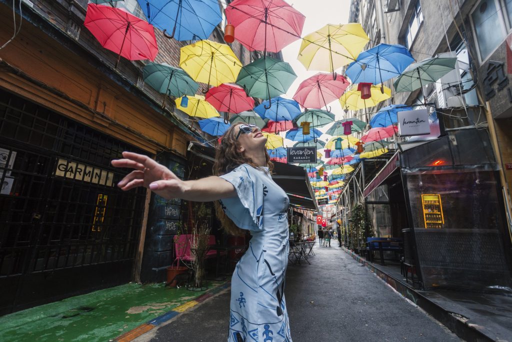Karakoy Istanbul Umbrella Street