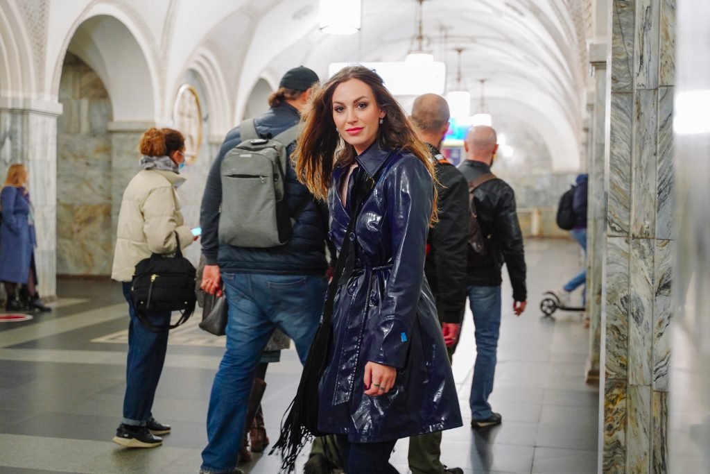 Inside Moscow subway 