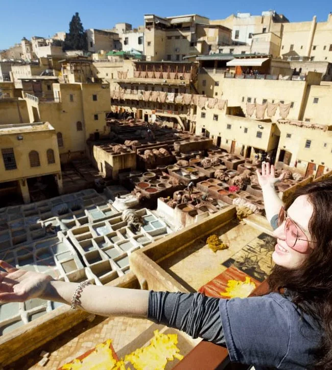Fez tanneries travel