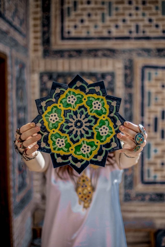 Uzbekistan tiles architecture