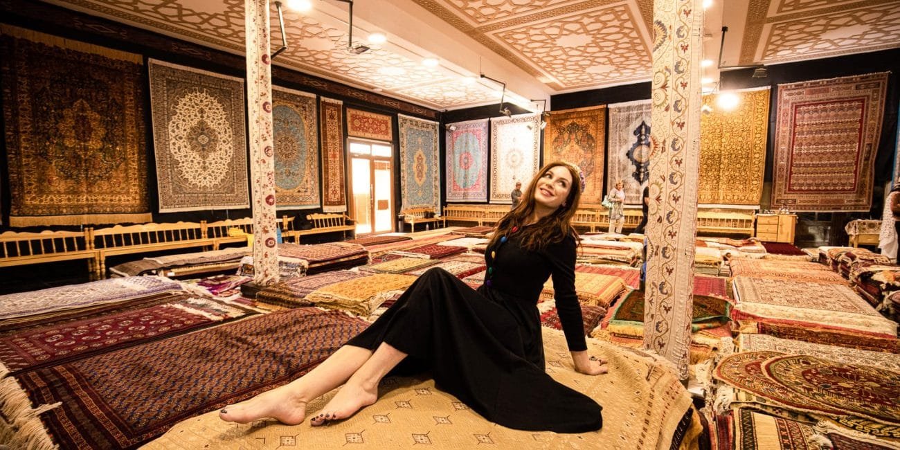 Uzbekistan shopping rugs