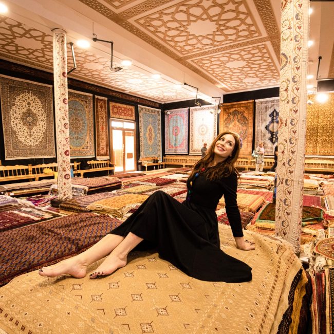 Uzbekistan shopping rugs