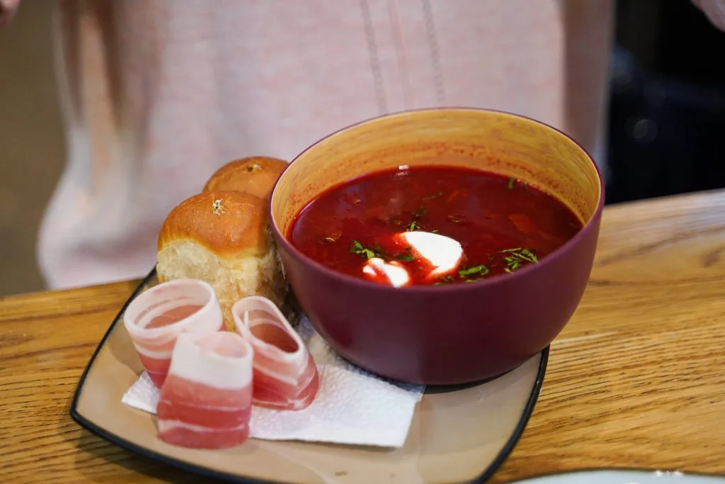 Borscht beet soup 