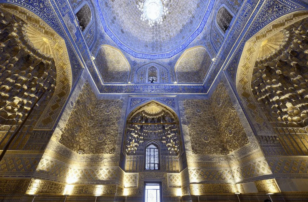 Gur Emir Mausoleum Samarkand interior