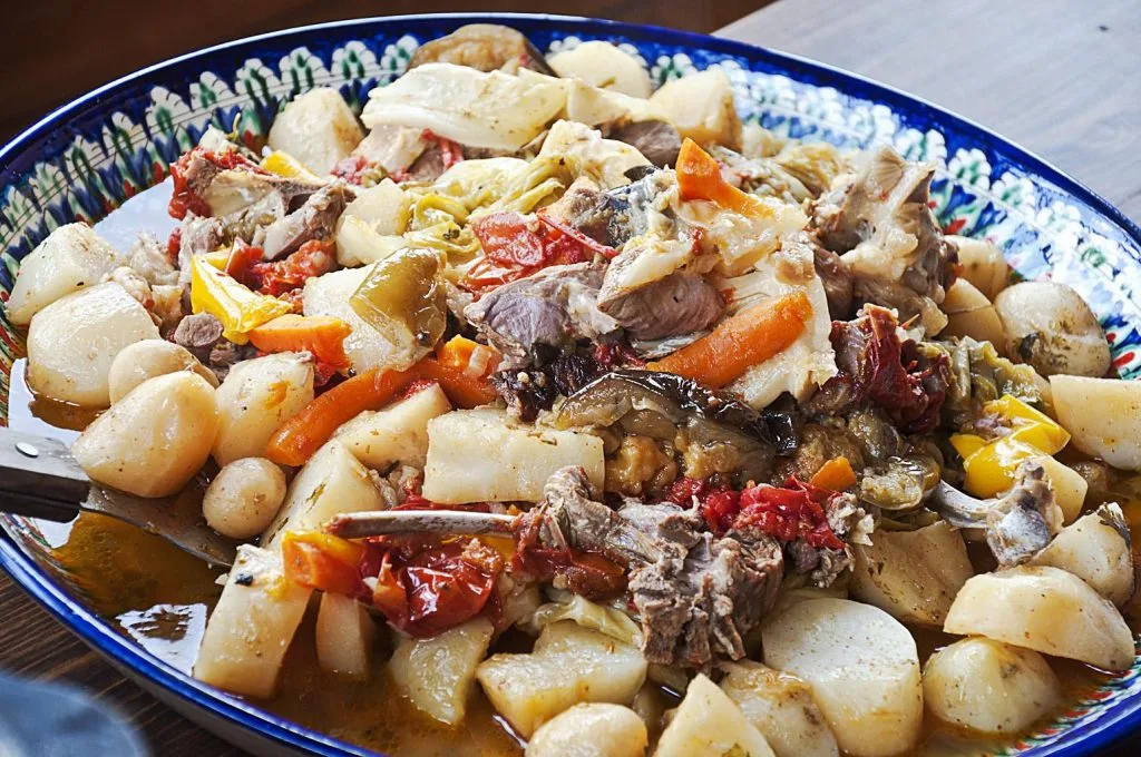 Uzbekistan cuisine Dimlyama 