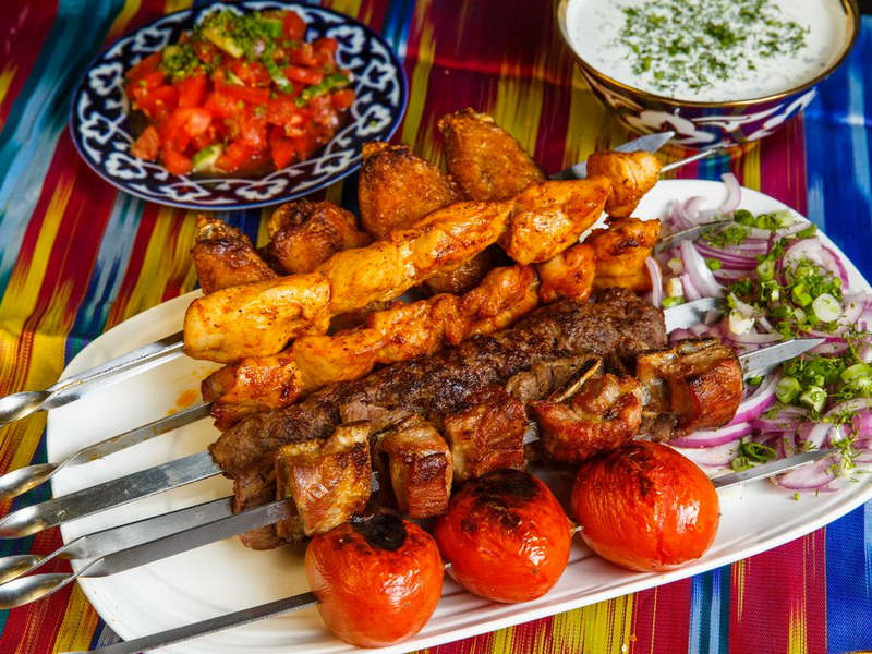 Uzbek food to try Kebab