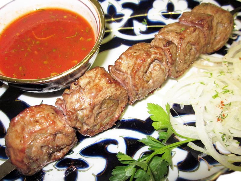 Uzbek food to try Kebab
