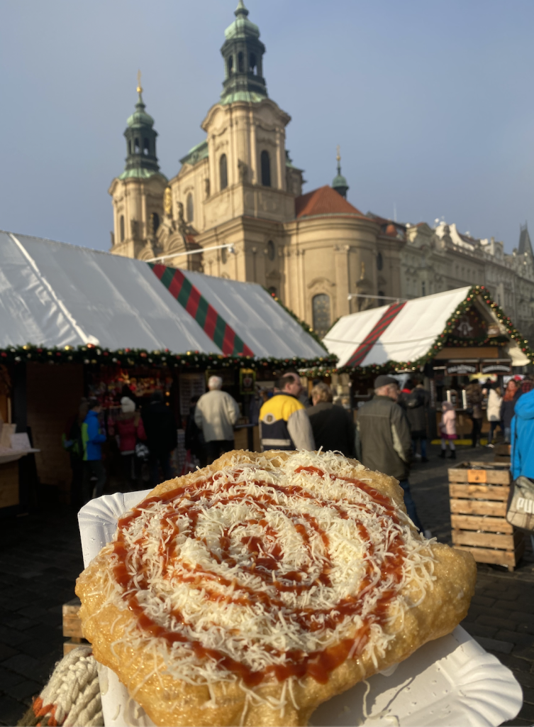 Prague Christmas market food