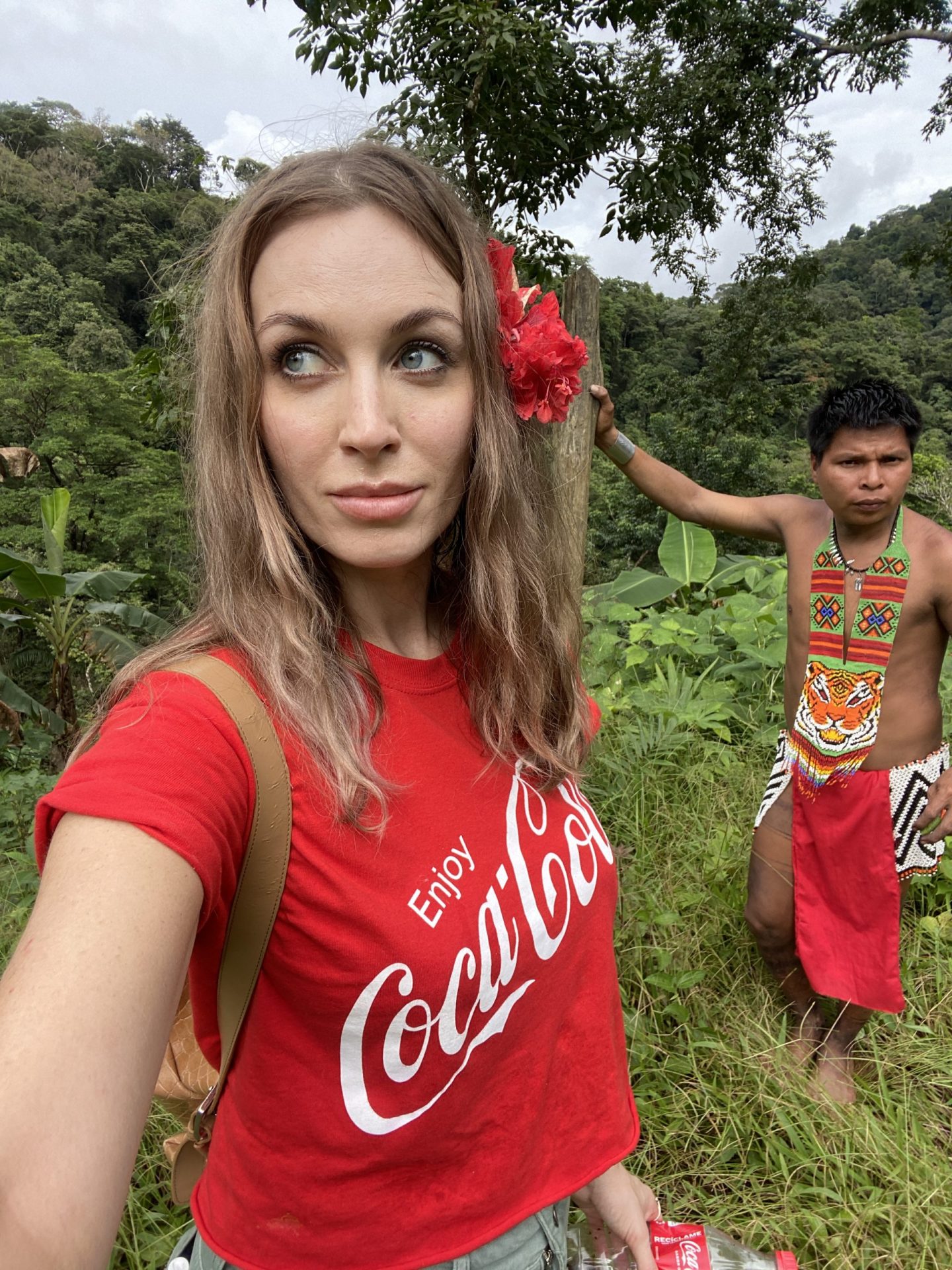 Visiting Embera village in Panama