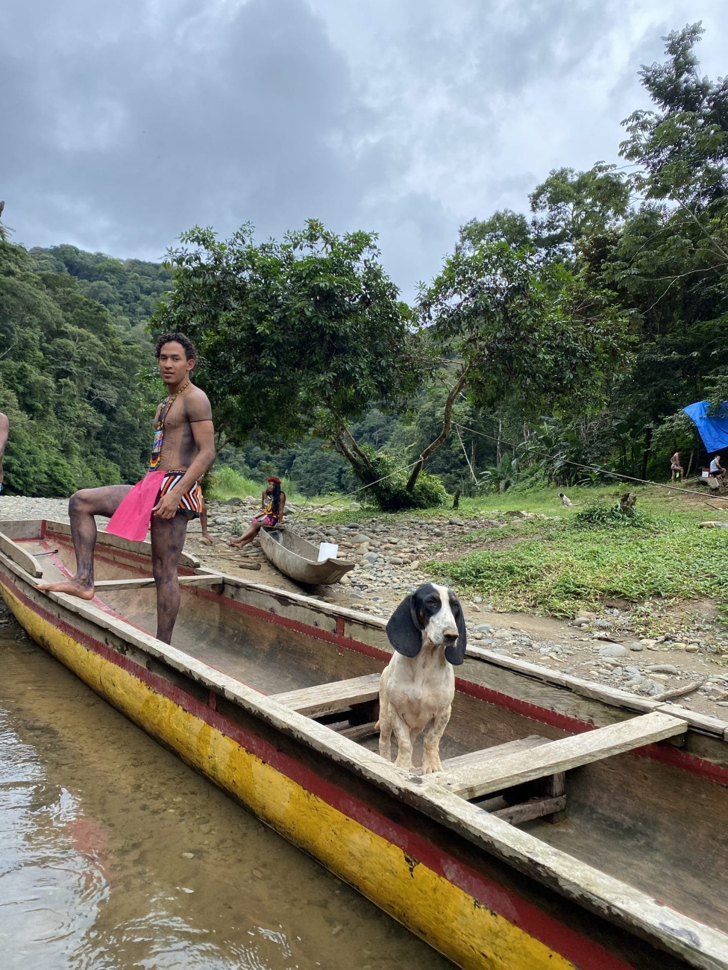 Visiting Embera village in Panama