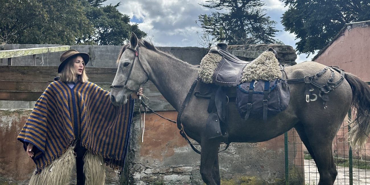 staying at hacienda in Ecuador