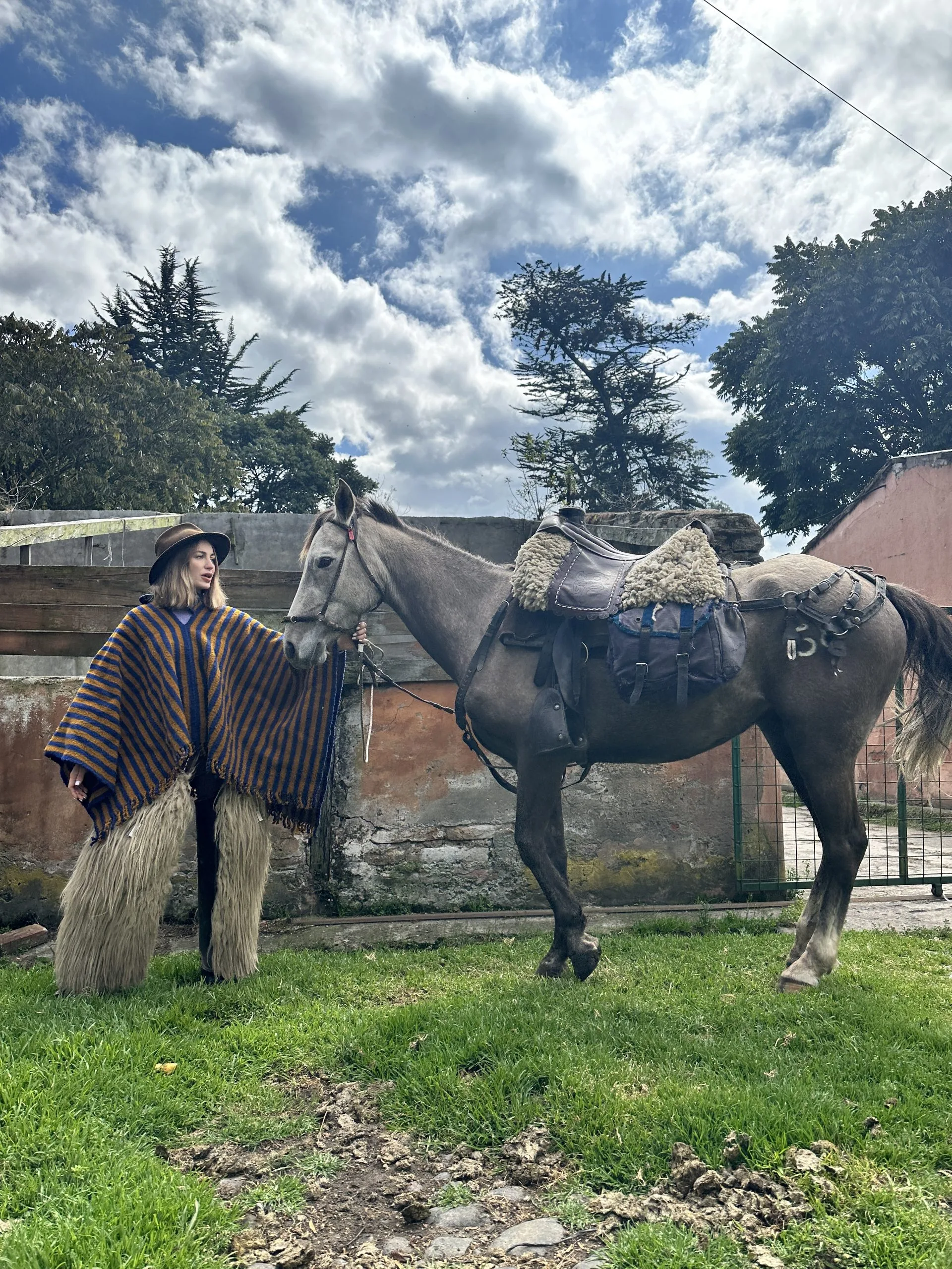 staying at hacienda in Ecuador