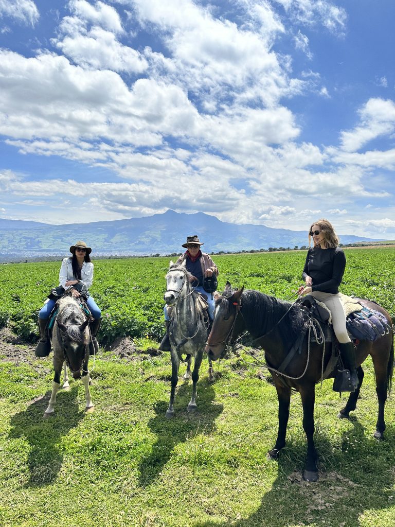 Ecuador horseback riding trip Andes