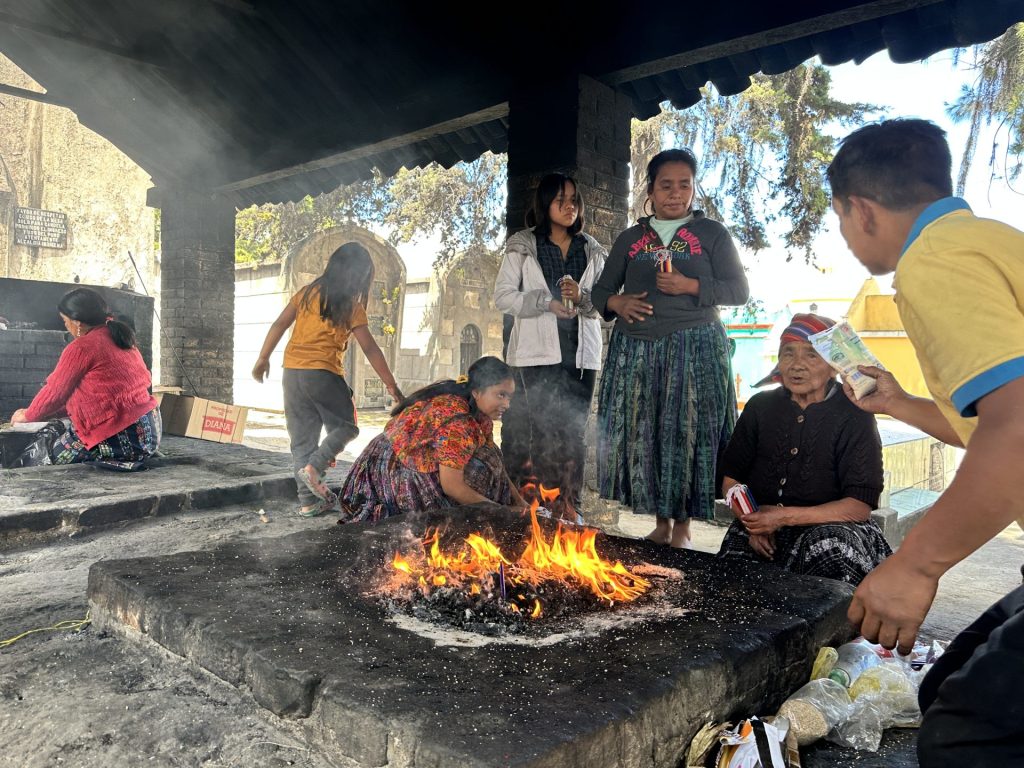 Chichicastenango Guatemala cemetery mayan ceremony