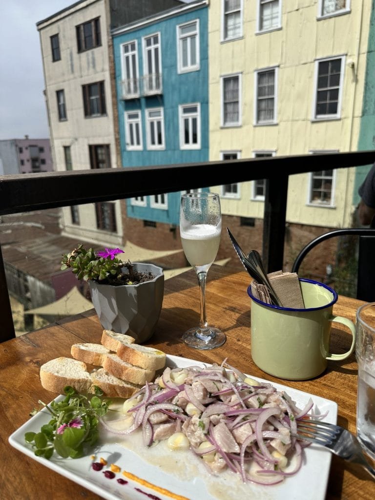 Valparaiso lunch seafood 