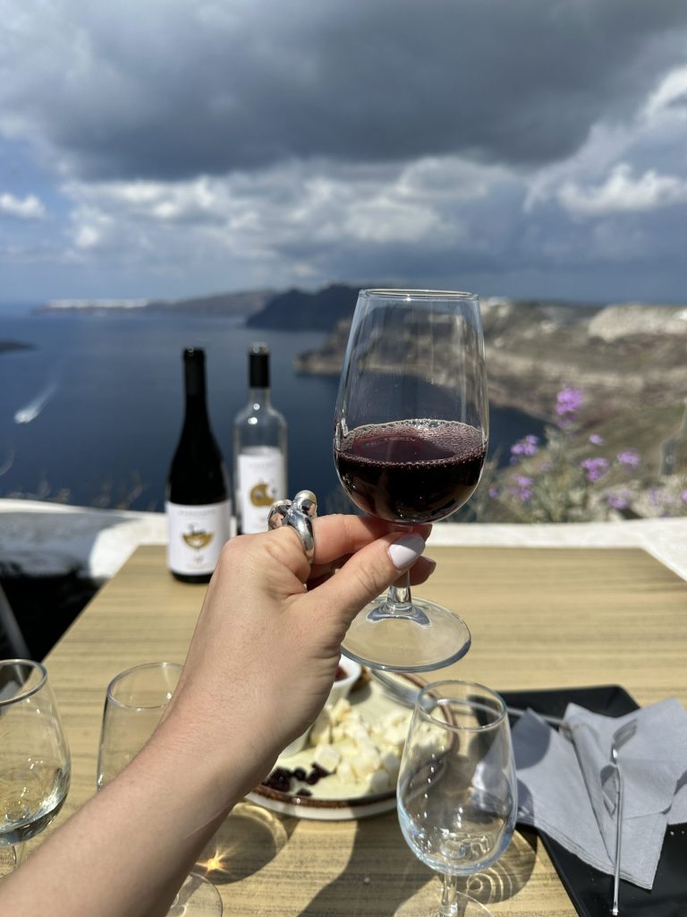 Greece wine tasting Santorini wineries 