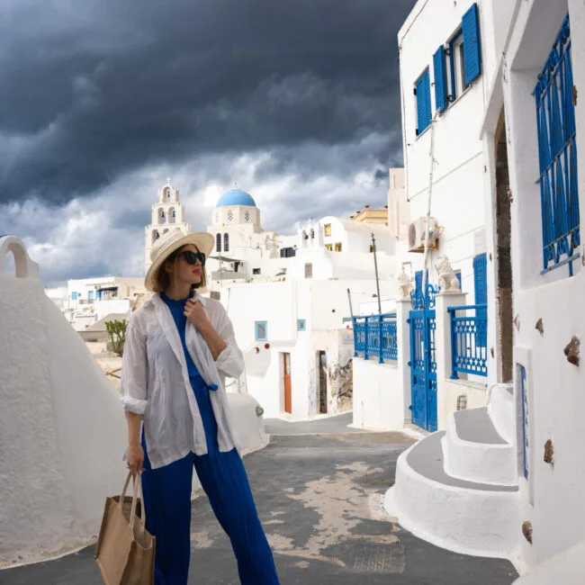 Pyrgos Village in Santorini