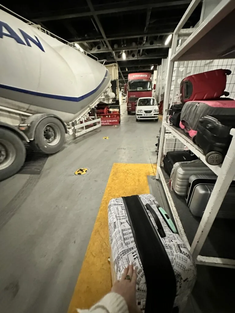 Greek Ferries Luggage Storage Rack