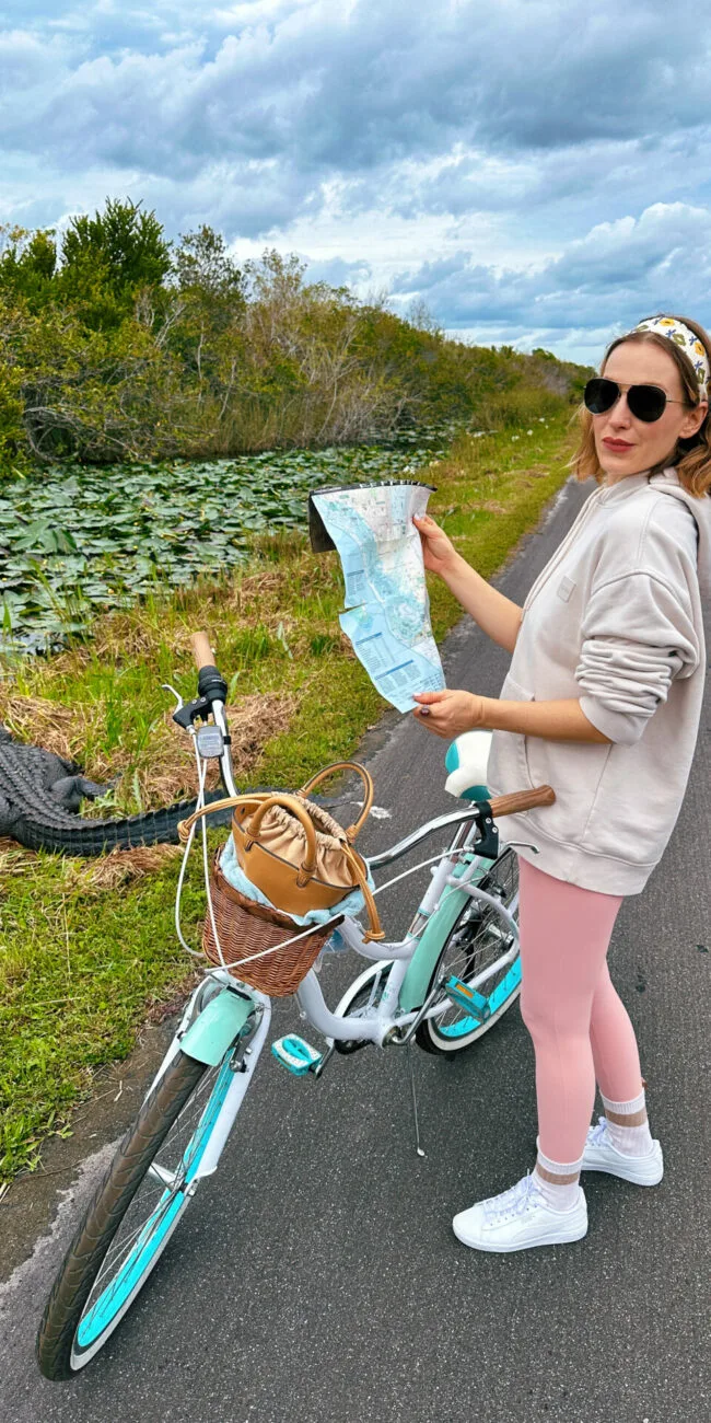 Shark Valley Everglades National Park on a bicycle