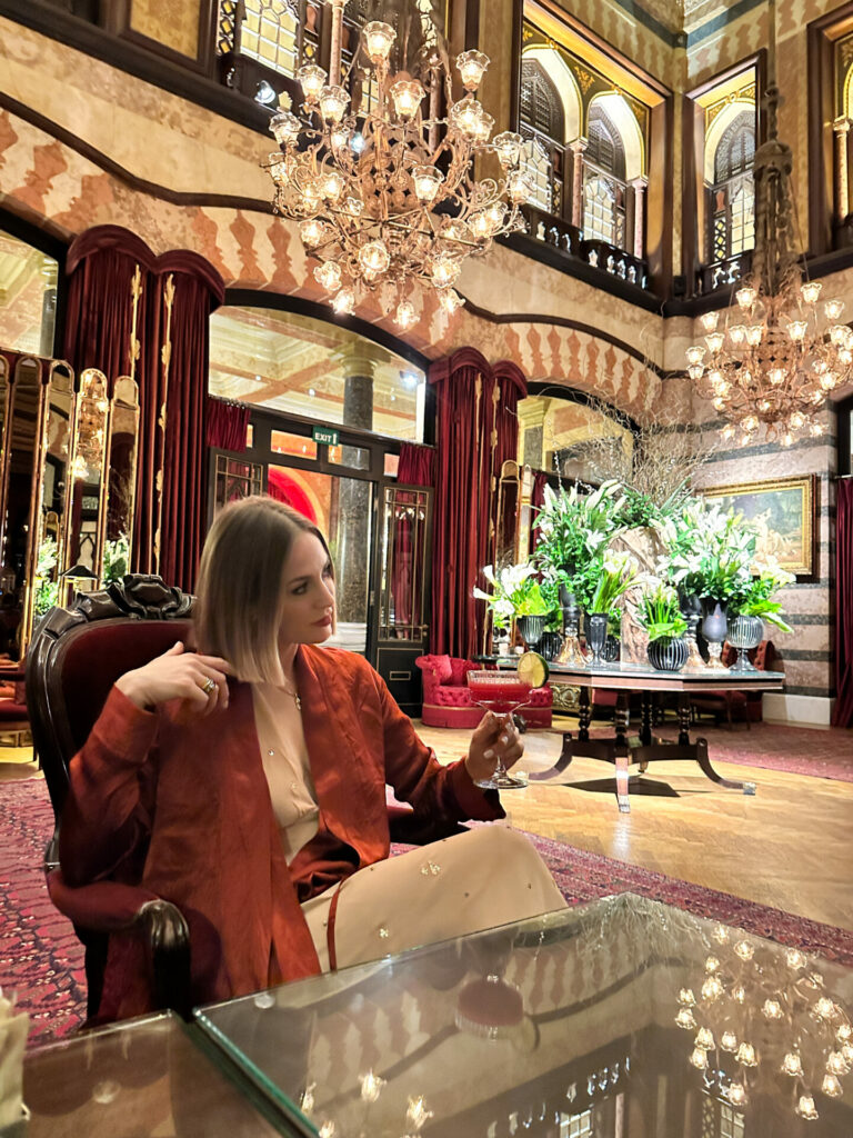 staying at Pera Palace Hotel Istanbul