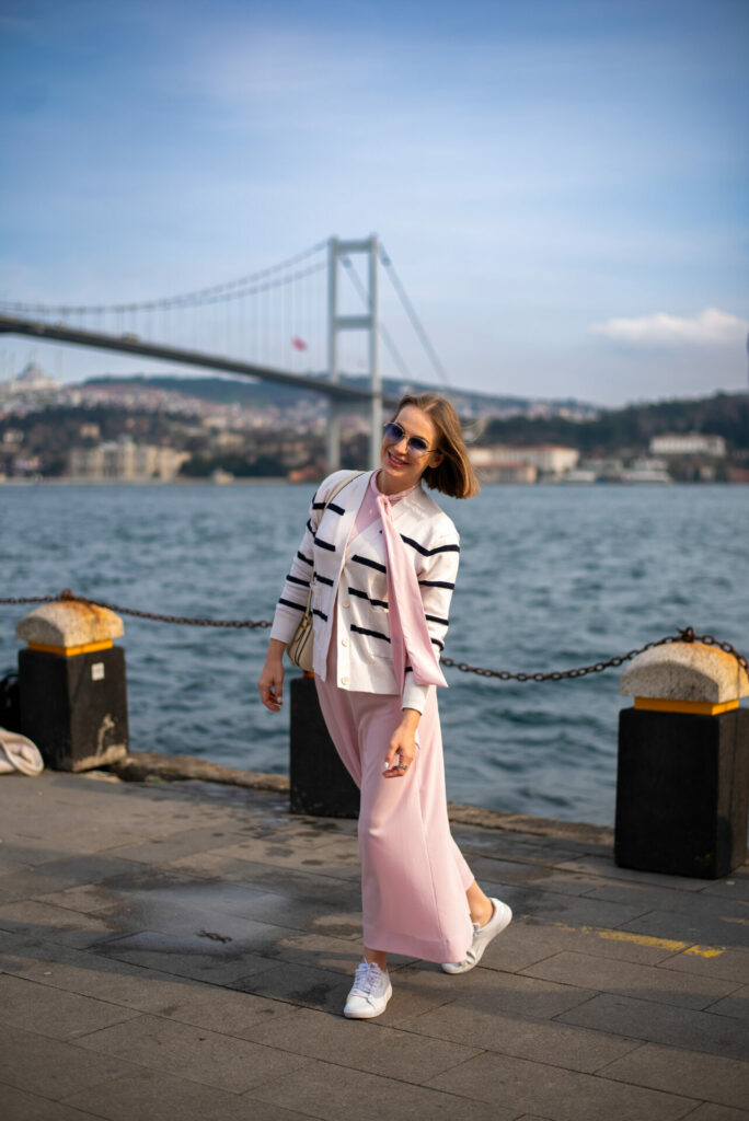 The Bosphorus Bridge in Istanbul view from Ortakoy