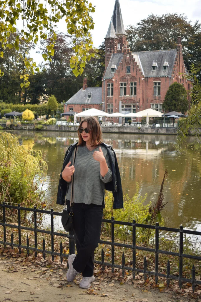 Lake Minnewater Brugge Belgium