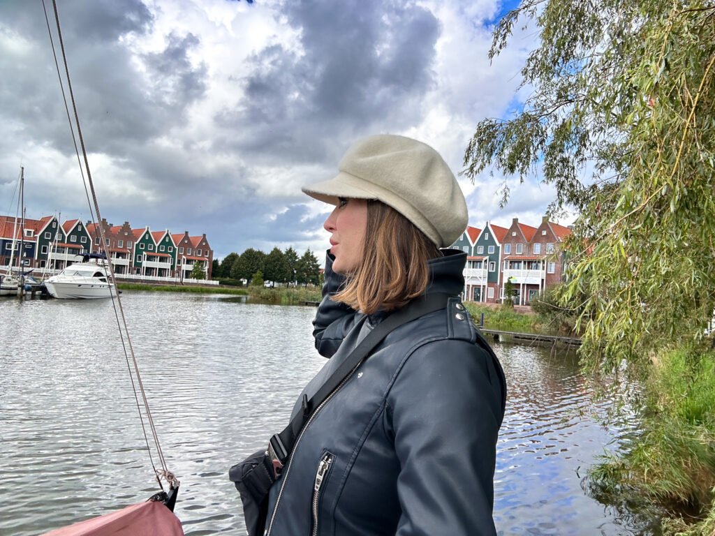 Volendam marina harbor Netherlands