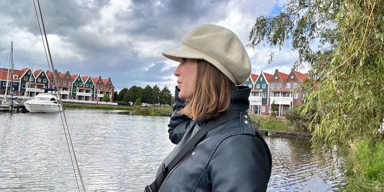 Volendam marina harbor Netherlands