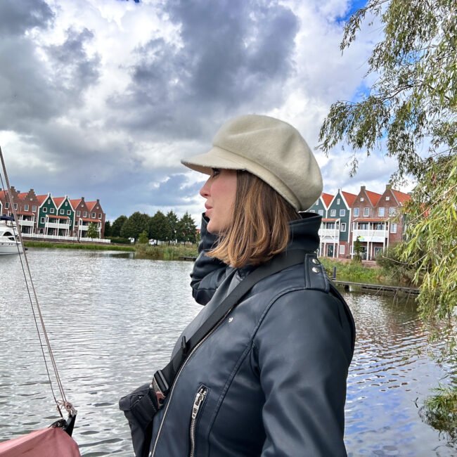 Volendam marina harbor Netherlands