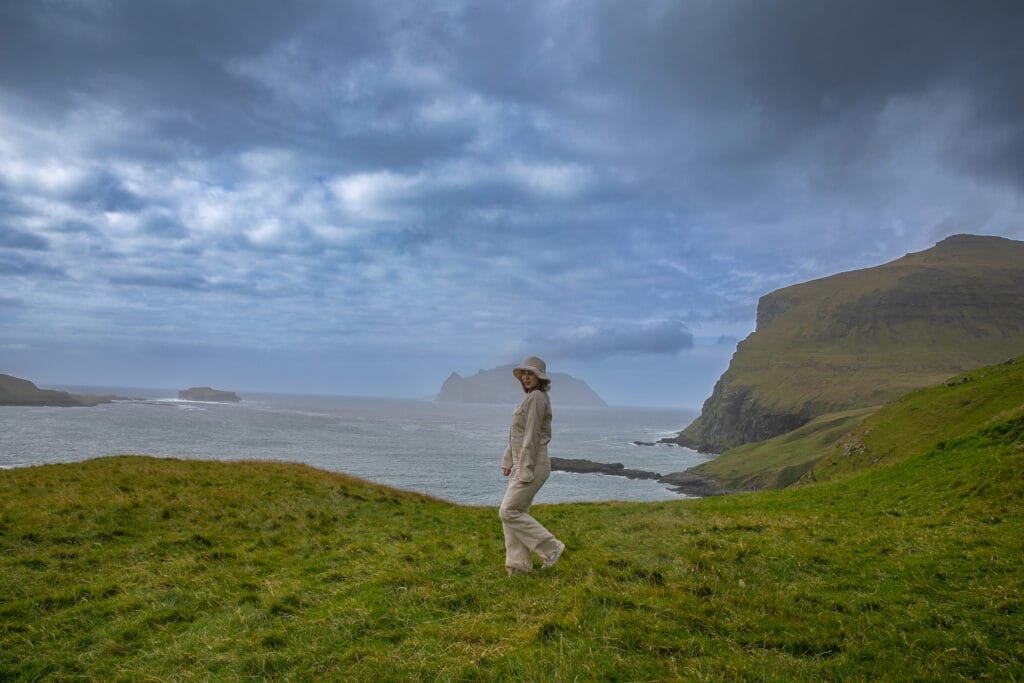 Driving in Faroe islands