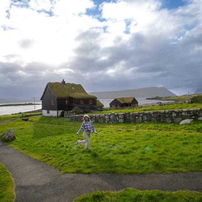 Kirkjubøur historical site in the Faroe Islands