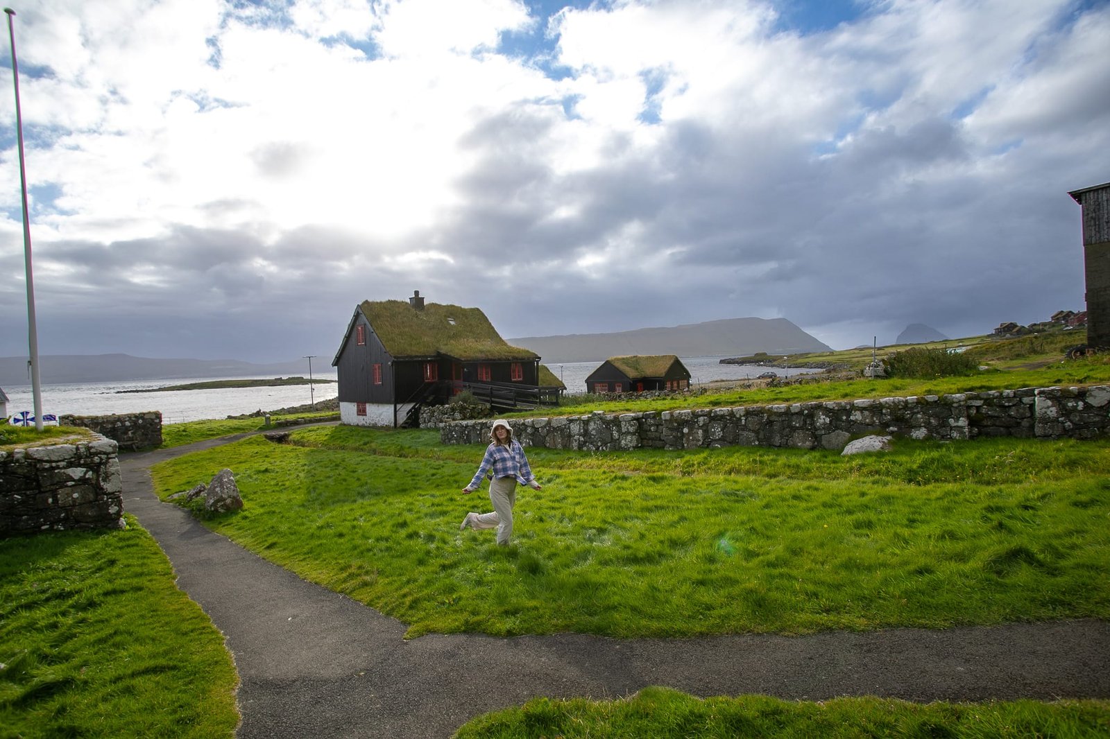 Kirkjubøur historical site in the Faroe Islands