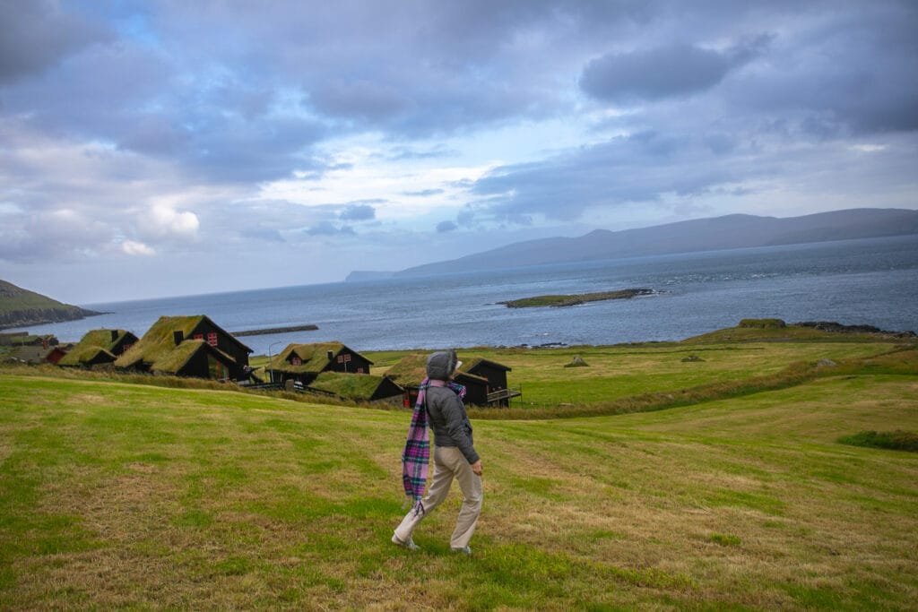 Kirkjubøur historical site in the Faroe Islands