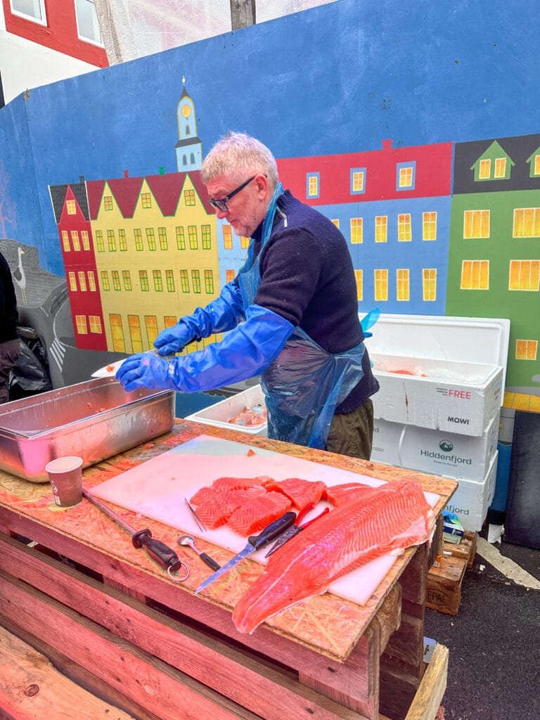 Bryggjulaksur a culinary festival in Tórshavn Faroe Islands