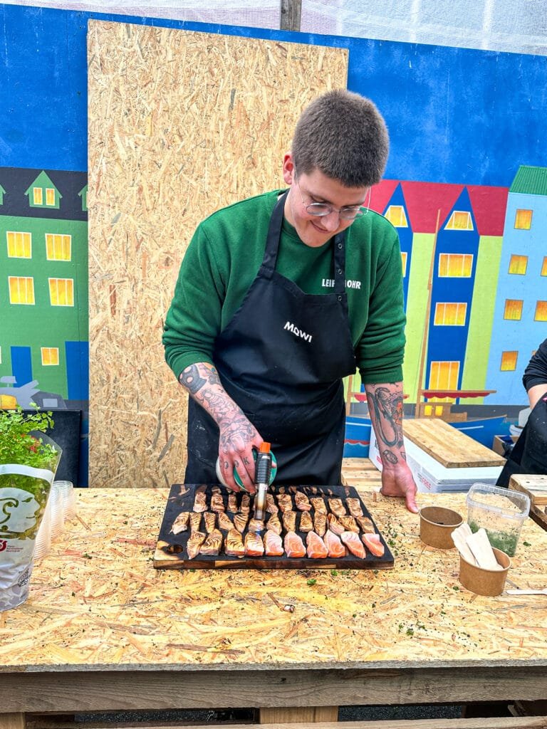 Bryggjulaksur a culinary festival in Tórshavn, the capital of the Faroe Islands