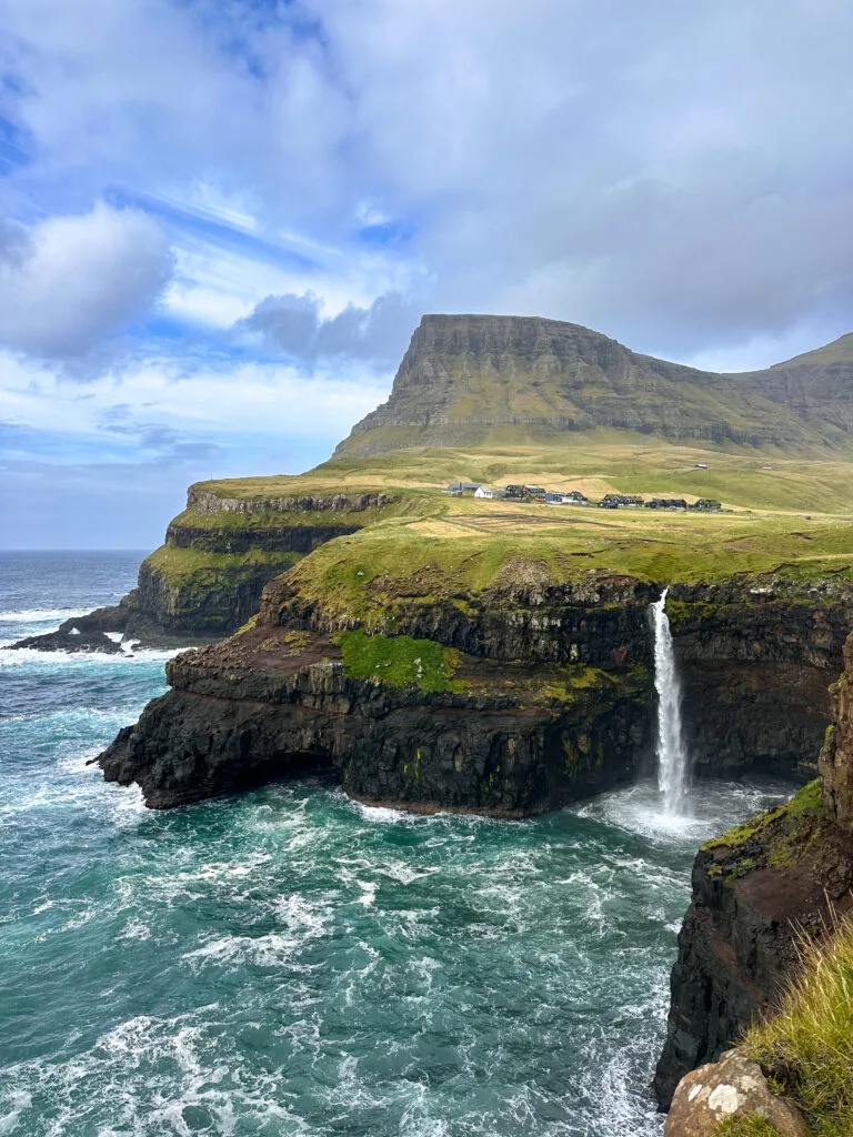Múlafossur Waterfall Faroe Islands